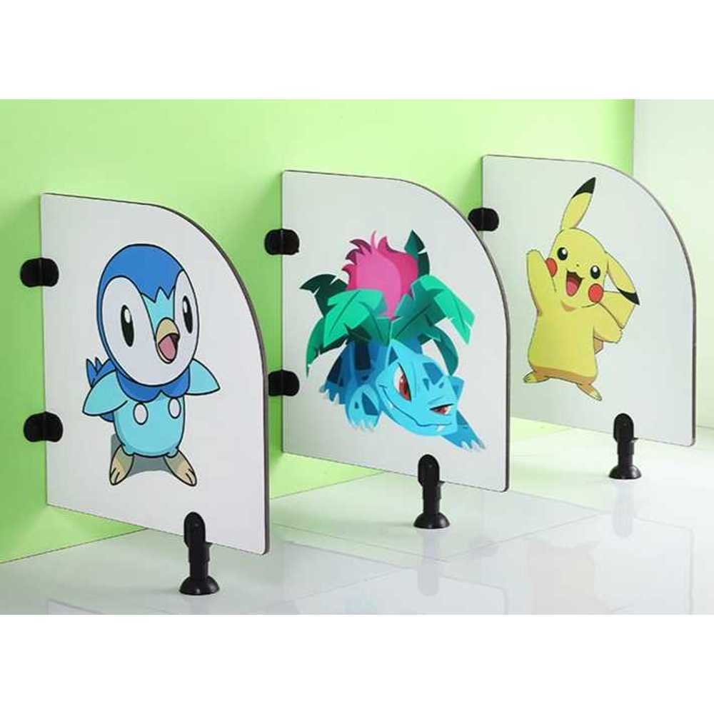 소변기 칸막이 어린이집 남자 화장실 무광 가리개 30x60cm 색상문의 이미지 6