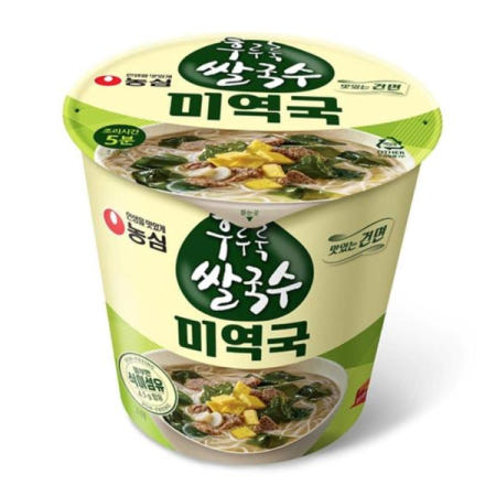 농심 컵라면 후루룩 쌀국수 미역국라면 농심 미역국 야식 74gx6컵x2박스