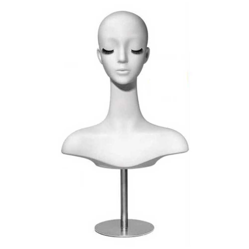 주얼리 마네킹 스탠드 흰색 전시 쥬얼리 귀금속 여자 DT030-M 흰색 - 상품 이미지