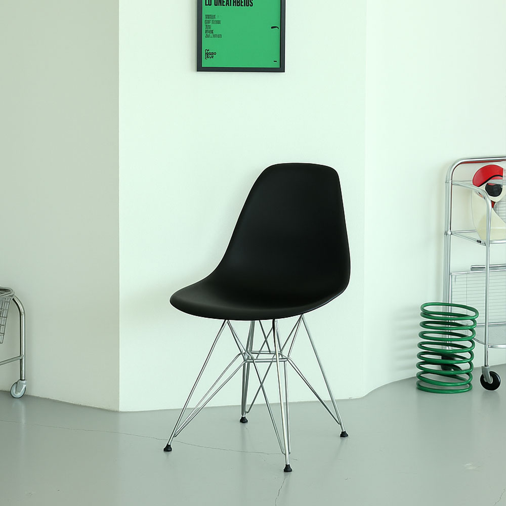 1+1 패리스 에펠 인테리어 미드센츄리 모던 디자인 플라스틱 카페 식탁의자