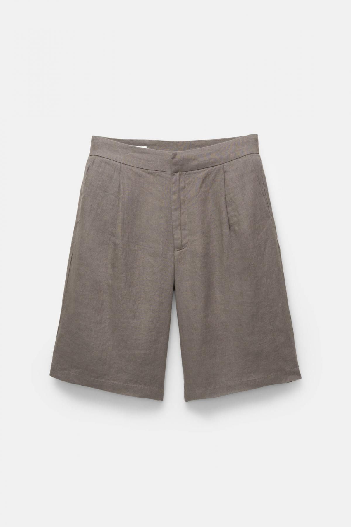 풀앤베어 내추럴 린넨 버뮤다 숏츠 7696/317 TAUPE - 메인 이미지