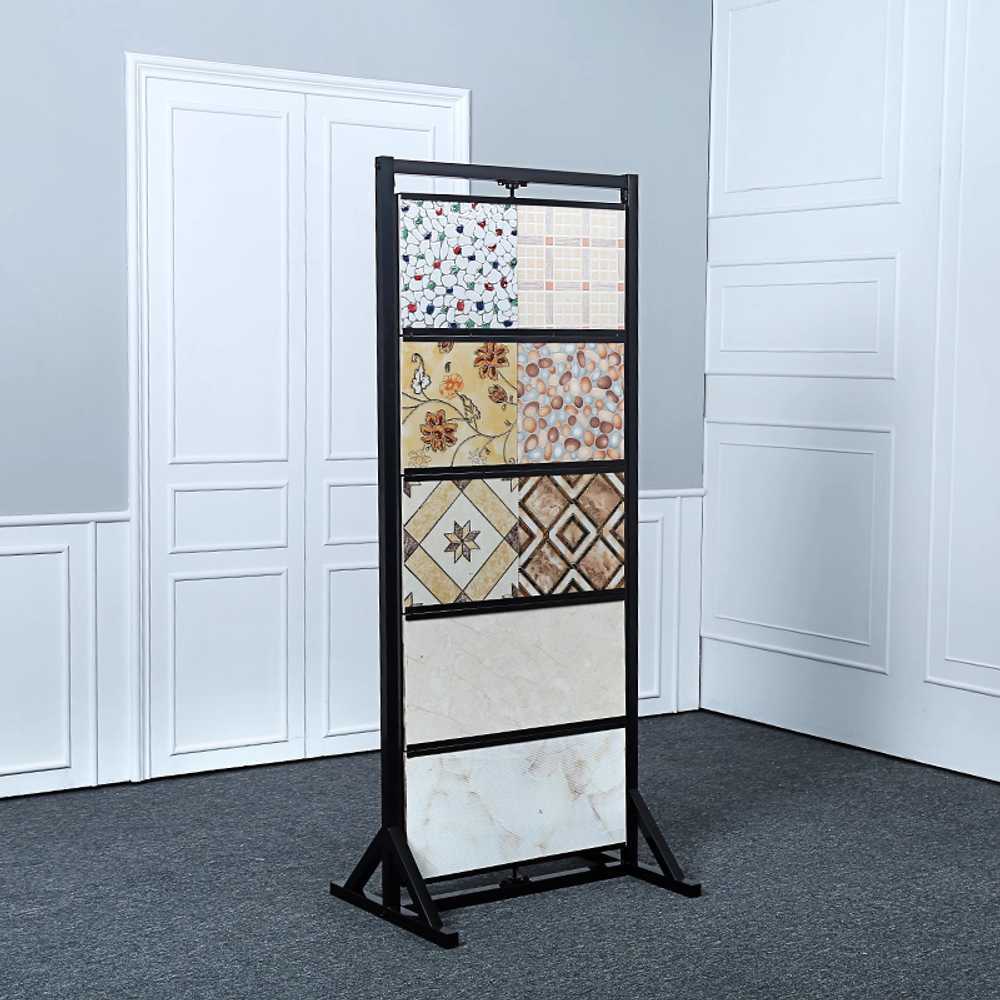 회전 타일 진열대 샘플 거치대 견본 전시대 철제 디피 60x120cm 1단 - 상세 이미지 2