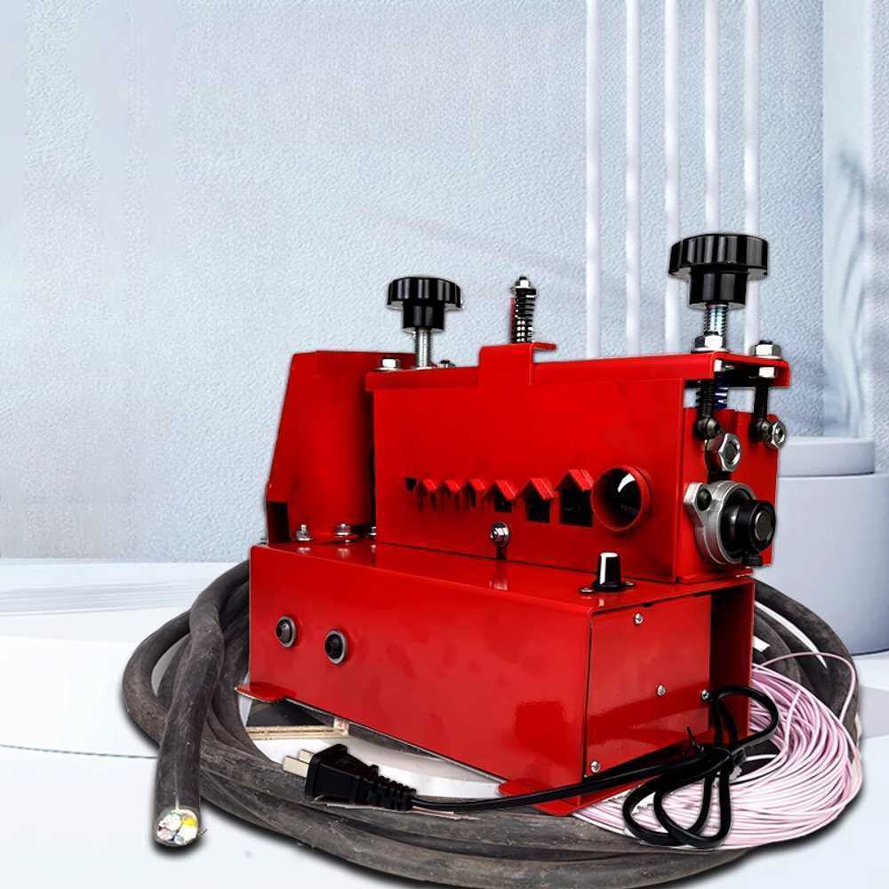 케이블 탈피기 전선 스트리퍼 전동 피복 제거 작업기 2-15mm-150W 정속 압착 - 상세 이미지 3