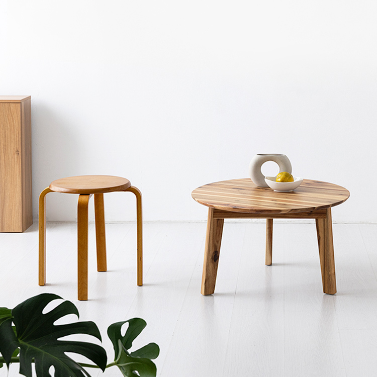 MEKNAN 원형스툴 44 브라운 9382.1847