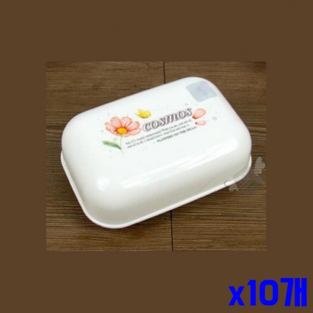 플라워 뚜껑형 비누케이스 x10개 비누홀더 비누거치대 - 메인 이미지