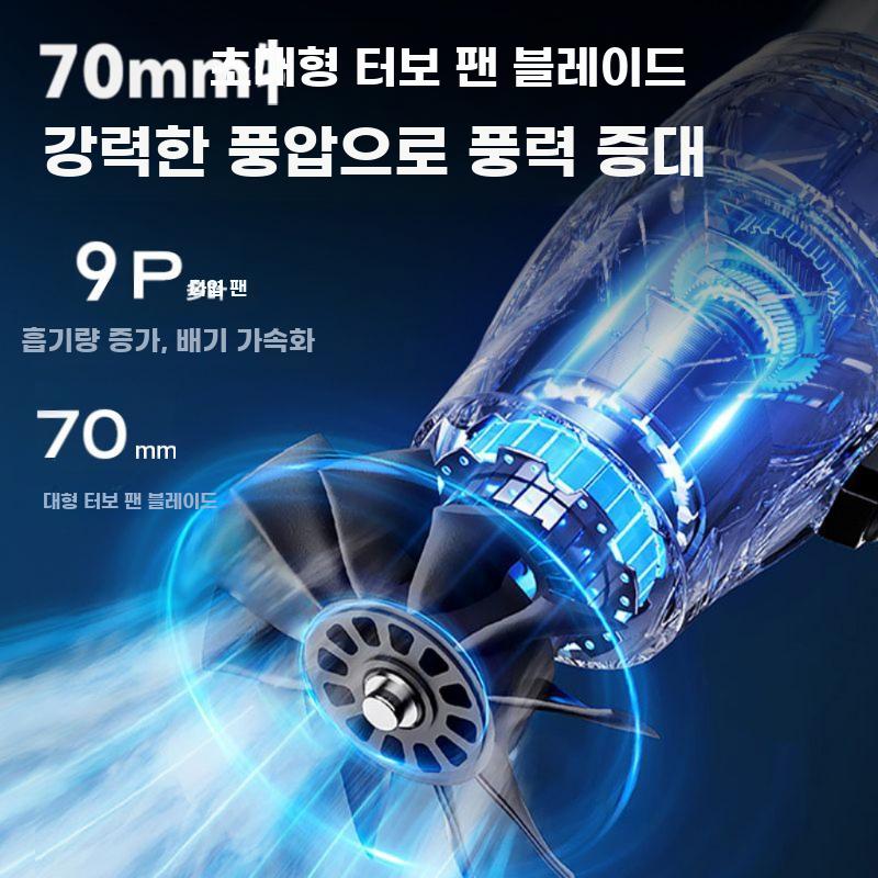 전동 터보 블로워 강력 송풍기 휴대용 산업용 청소기 - 상세 이미지 4