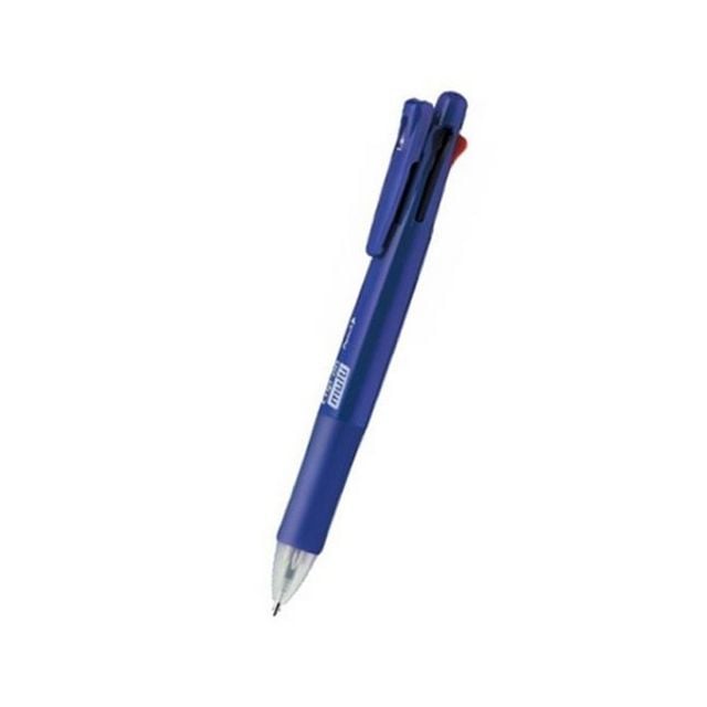 제브라 클립온 멀티펜F 볼펜4색 0.7+샤프 0.5 보라 - 상품 이미지