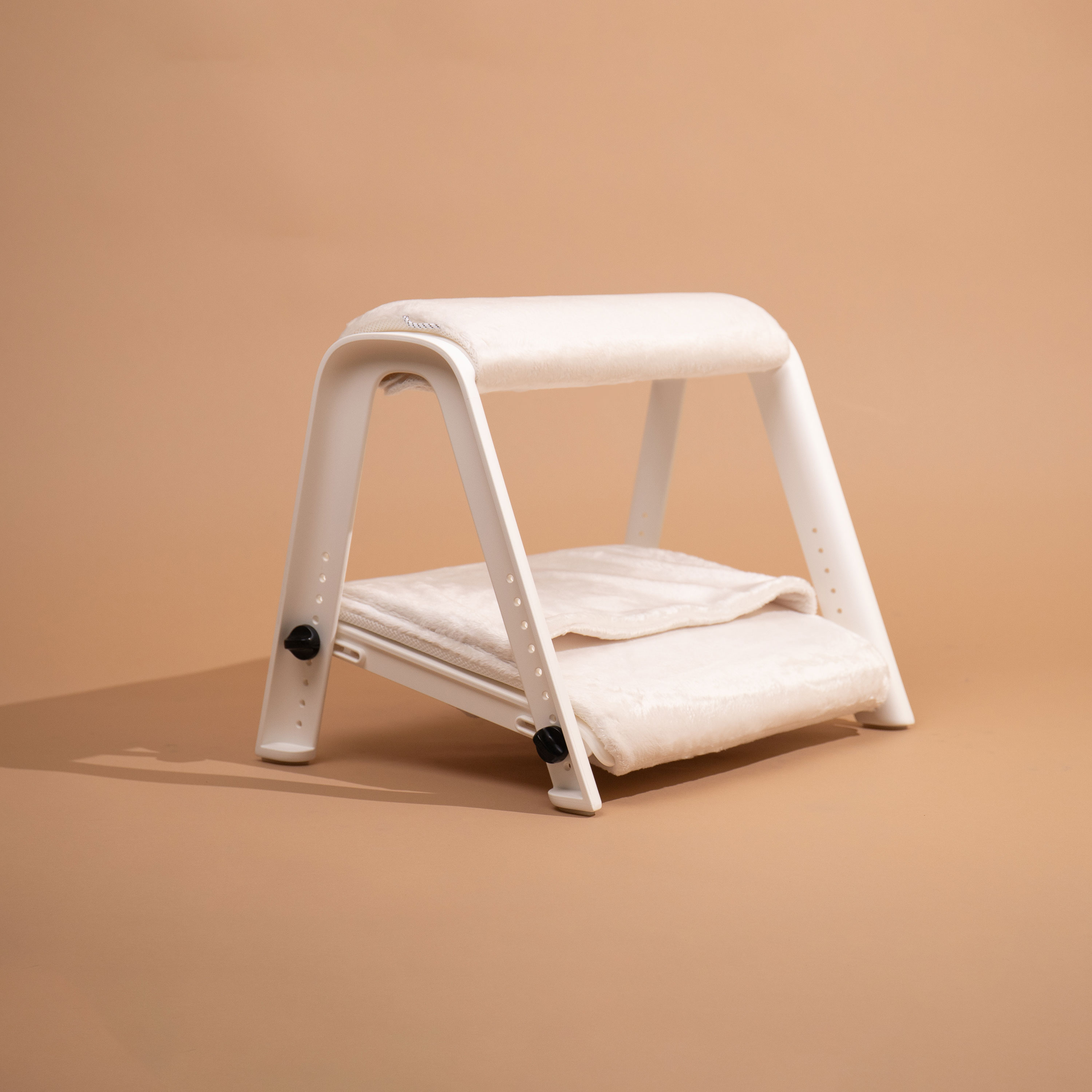 로우모 2단 발받침대 LC99 화이트 Heat + 코듀라 상단 커버