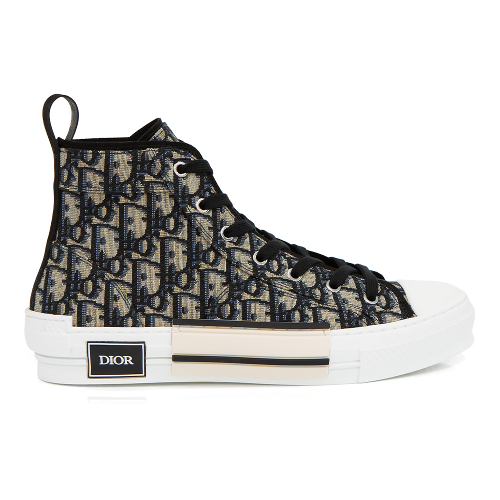 디올 B23 오블리크 하이탑 베이지블랙 스니커즈 3SH126ZSA 961 (2025 F/W) SIZE 41.5 - 상세 이미지 2