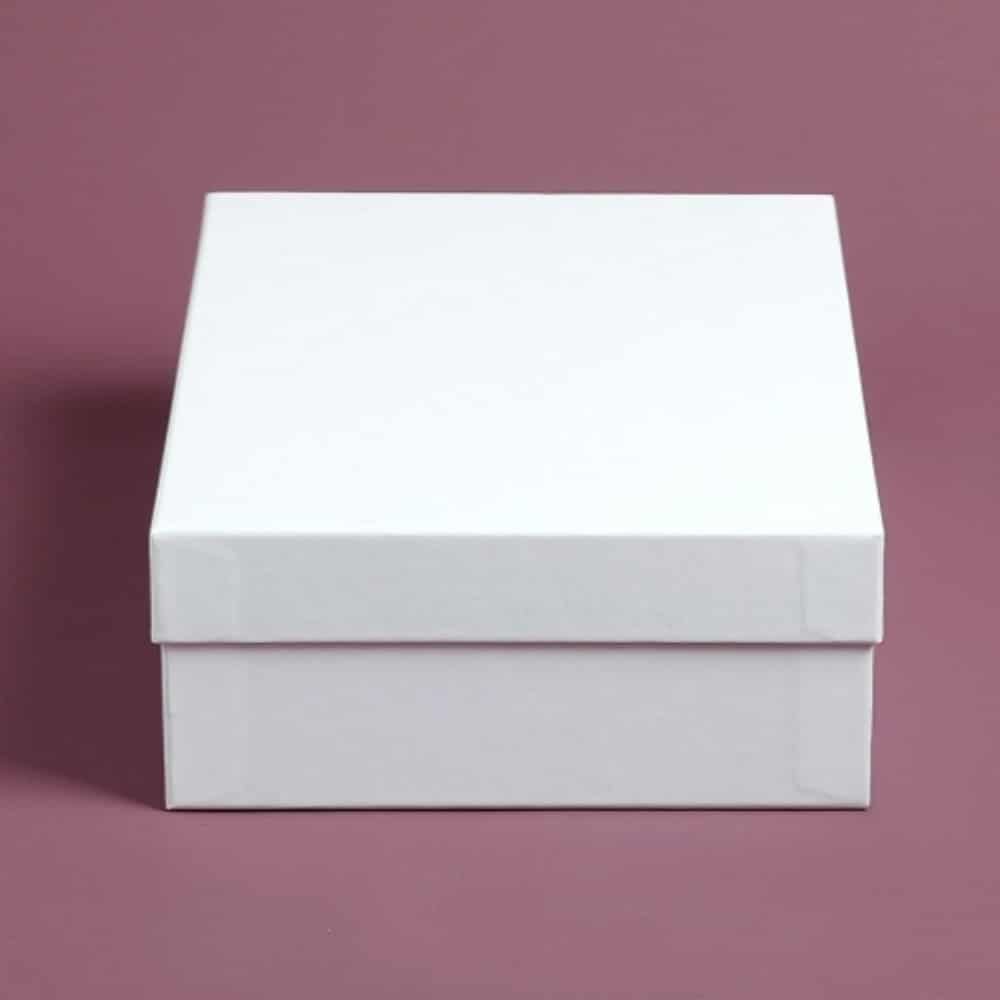 화이트 선물 포장상자 33.5x23.5cm 가방형 포장 용기 선물용 상자 - 상품 이미지