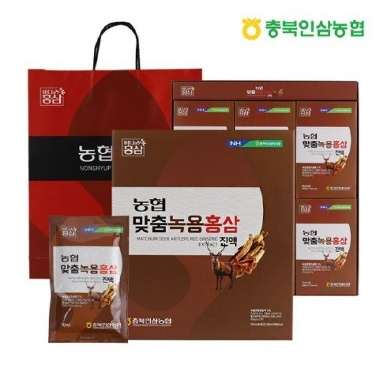 [건강식품] 맞춤 녹용홍삼진액 70ML X 30포 - 상품 이미지
