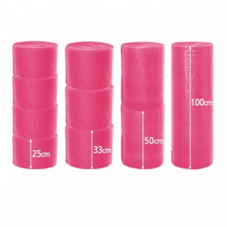 일반에어캡 핑크 0.04T 100x50cm 1롤 - 상품 이미지