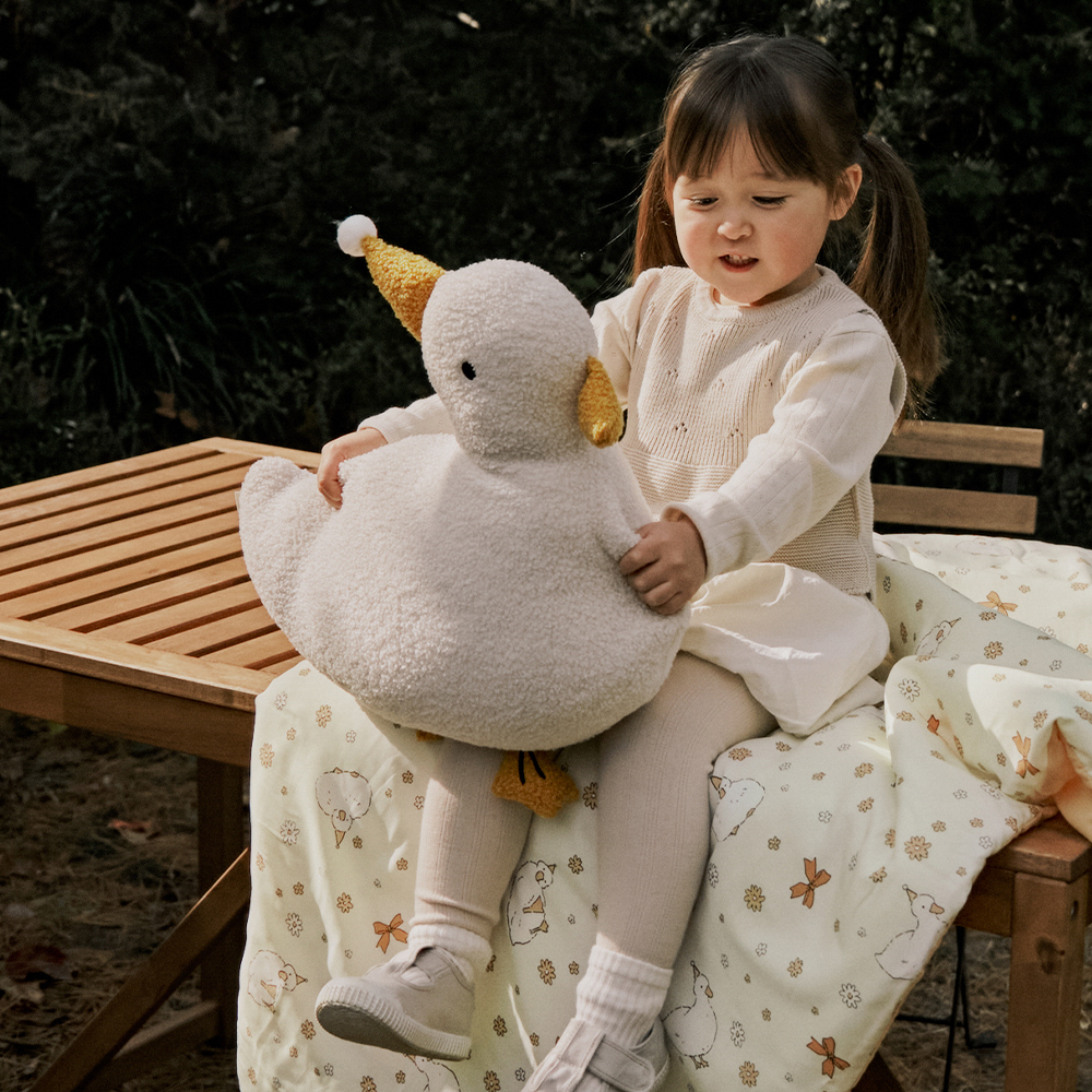 부클 오리 모양쿠션 쇼파 포인트 인형쿠션 올데이 데이지덕