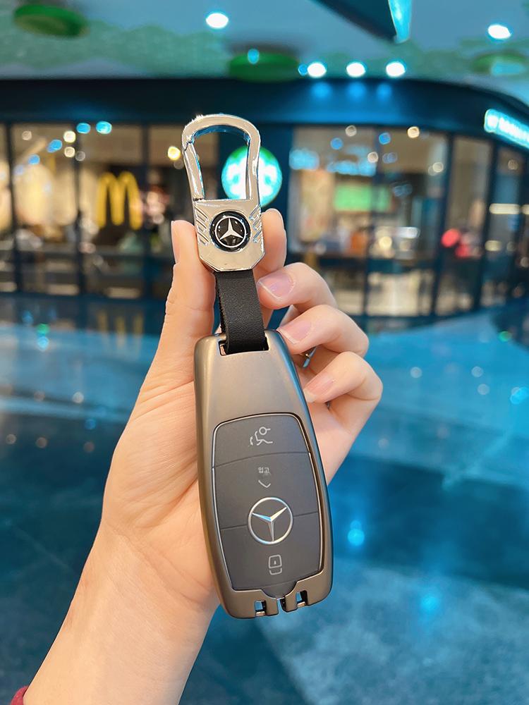 C클래스 E클래스 GLC300L E300L E260 E350 A200 A 프리미엄건메탈 +브라운 로고 스트랩 - 상세 이미지 2