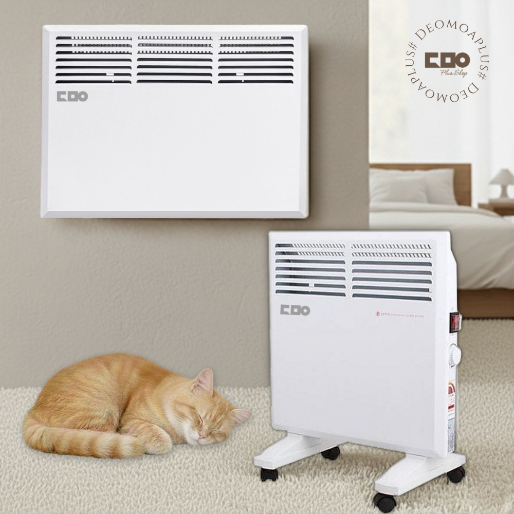 더모아 컨벡션 전기 히터 욕실 화장실 동파방지 사무실 가정용 난로 1500W, 일반형 - 상품 이미지