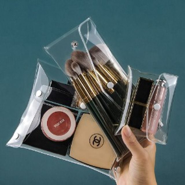 투명 PvC 다용도 메이크업 파우치(중형) 팬시용품 - 메인 이미지