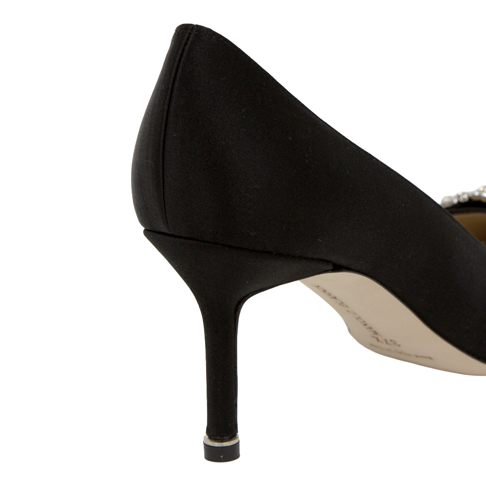 마놀로블라닉 HANGISI 블랙 펌프스힐 9XX 0316 0053 BLCK CLC (2025 S/S) SIZE 37.5 - 상세 이미지 5