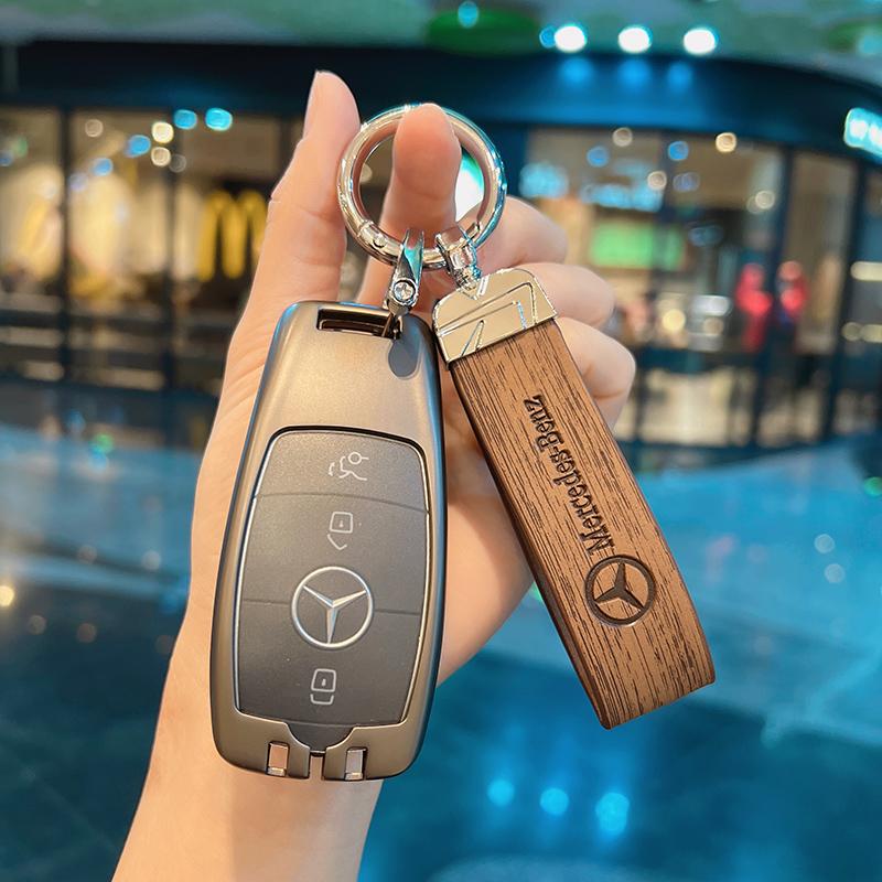 C클래스 E클래스 GLC300L E300L E260 E350 A200 A 프리미엄건메탈 +브라운 로고 스트랩 - 메인 이미지