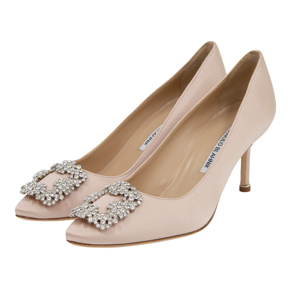 마놀로블라닉 HANGISI 펌프스힐 9XX 0316 0049 DNUD CLC (2024 S/S) SIZE 37.5 - 상품 이미지