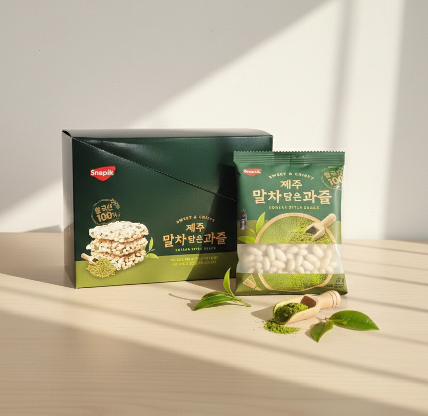 제주담은 말차과즐 22g 8입 - 상품 이미지