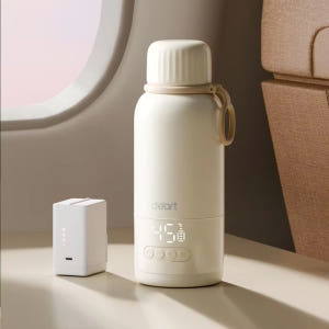 데아트 휴대용 분유포트 소형 배터리분리형 100도 가열 무선 500ml 개봉기 | 실사용 후기 - 상품 이미지 3