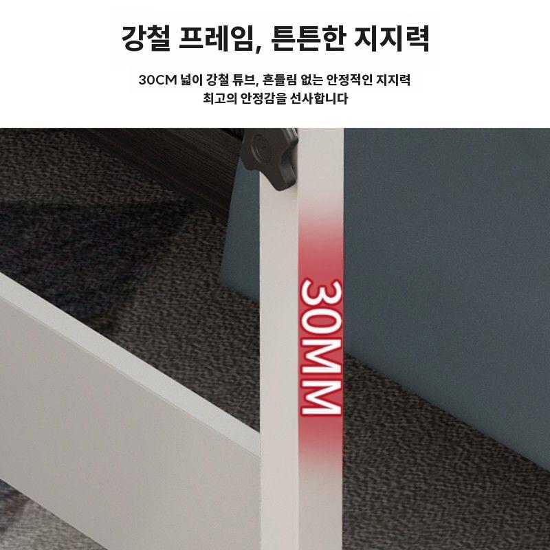 이동식 테이블 접이식 공간활용 간이 책상 겸 이젤 60x40 화이트