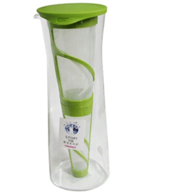 하리오 회오리 녹차물병 1000ml 거름망 텀블러 물통 - 상품 이미지