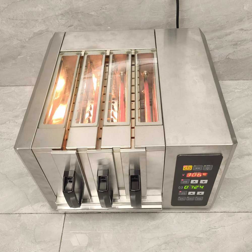 초벌기 꼬치 그릴 업소용 바비큐 식당 생선 직화 무연 3구 - 상품 이미지