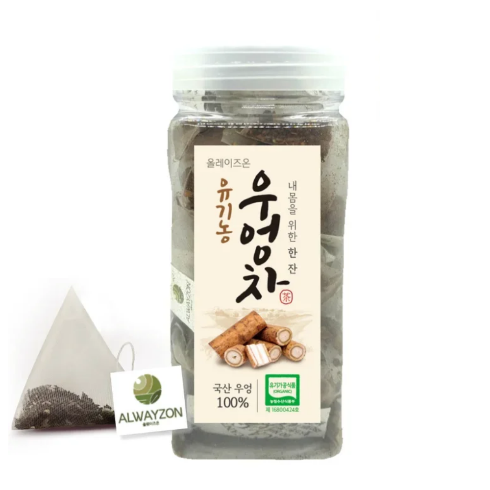 유기농 국산 볶은 우엉차 티백 20개입 - 상품 이미지