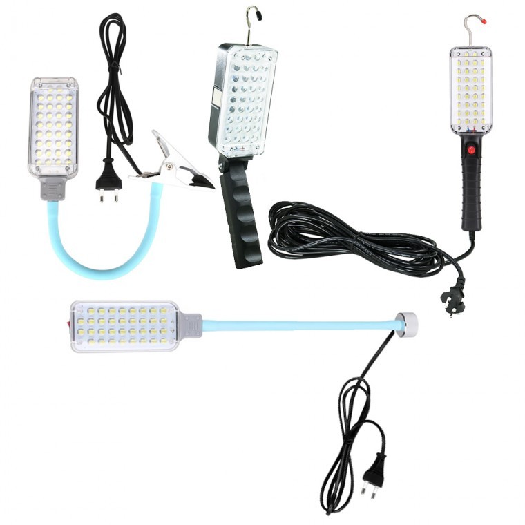 AC LED 충전식 야외 멀티 캠핑 조명등 랜턴 작업등 34구 - 상품 이미지