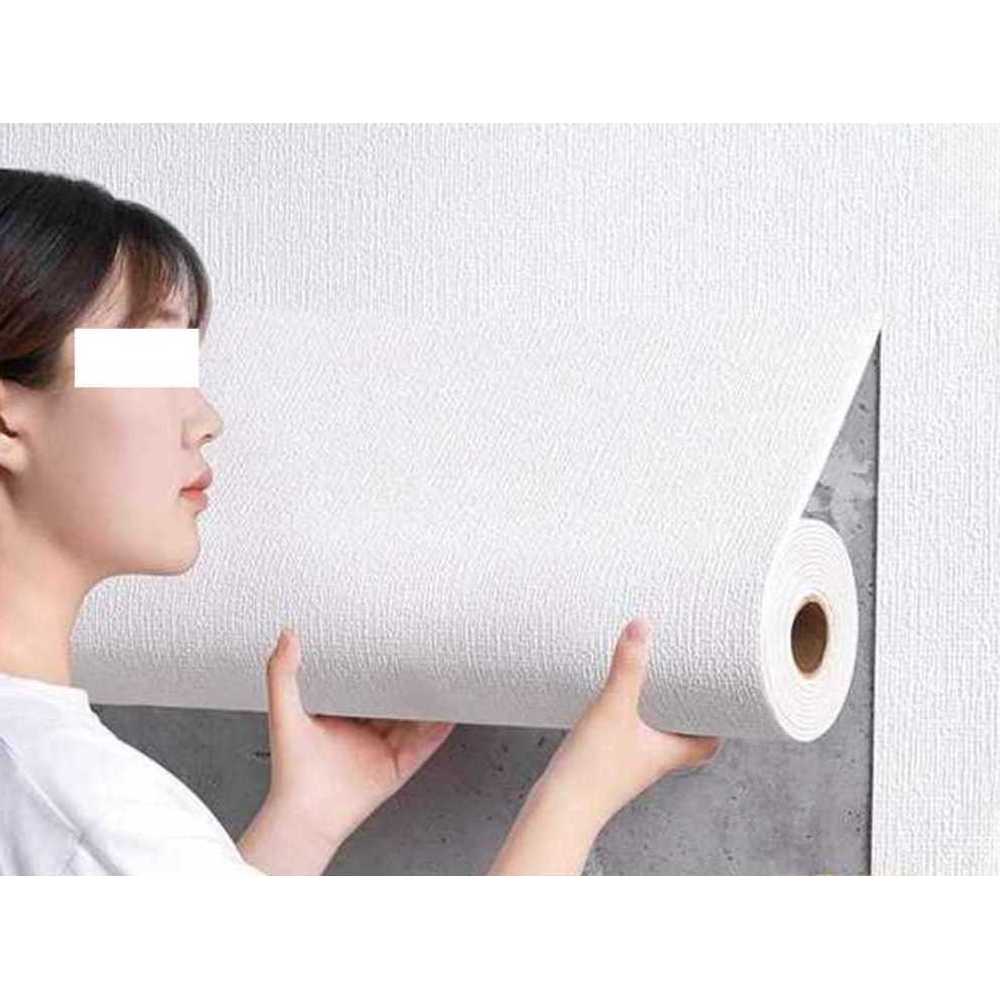 방한 벽지 롤 시트지 보온 붙이는 난방 방풍 단열재 50x500cm 크림화이트 - 상품 이미지