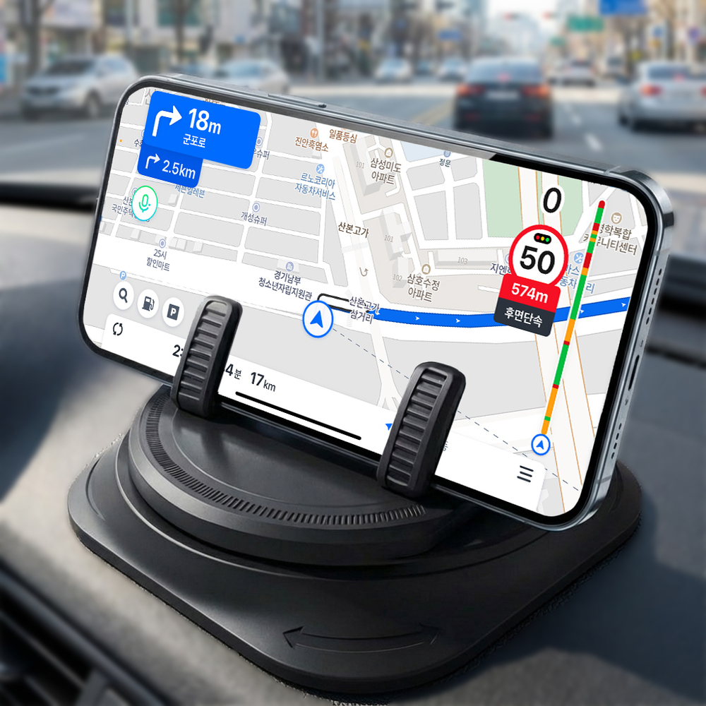 세이보링 차량용 핸드폰 거치대 대쉬보드 대시보드 스마트폰 거치대 360도 제품 이미지