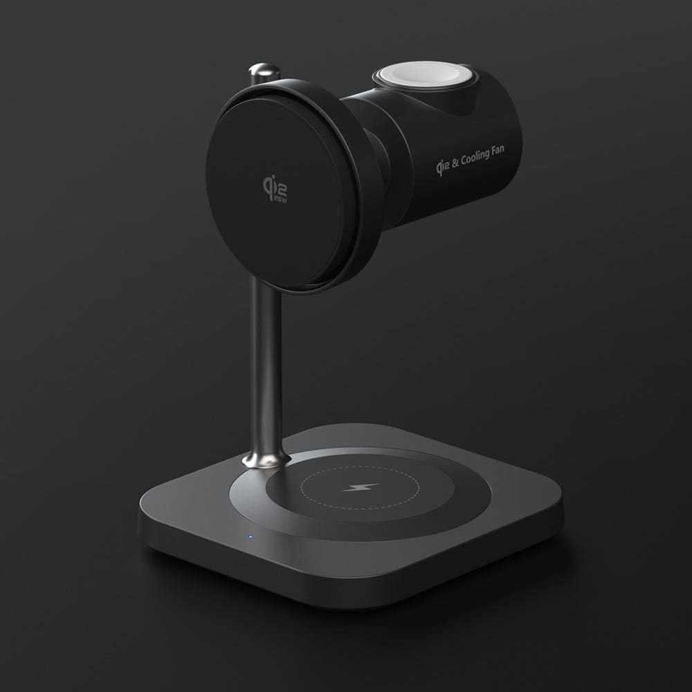 주파집 Qi2 25W 초고속 맥세이프 3in1 무선충전 스탠드 거치대 Allo-One