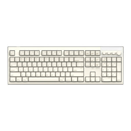 그루브스톤 GV10M 8K 유무선 기계식 키보드 애플라떼 저소음 코랄축 45g