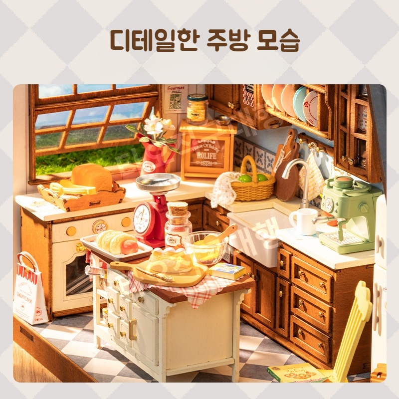 로보타임 미니어쳐 조립 DIY 선물 3D ROBOTIME 만들기 하우스 미니어처 로라이프 - 상세 이미지 3