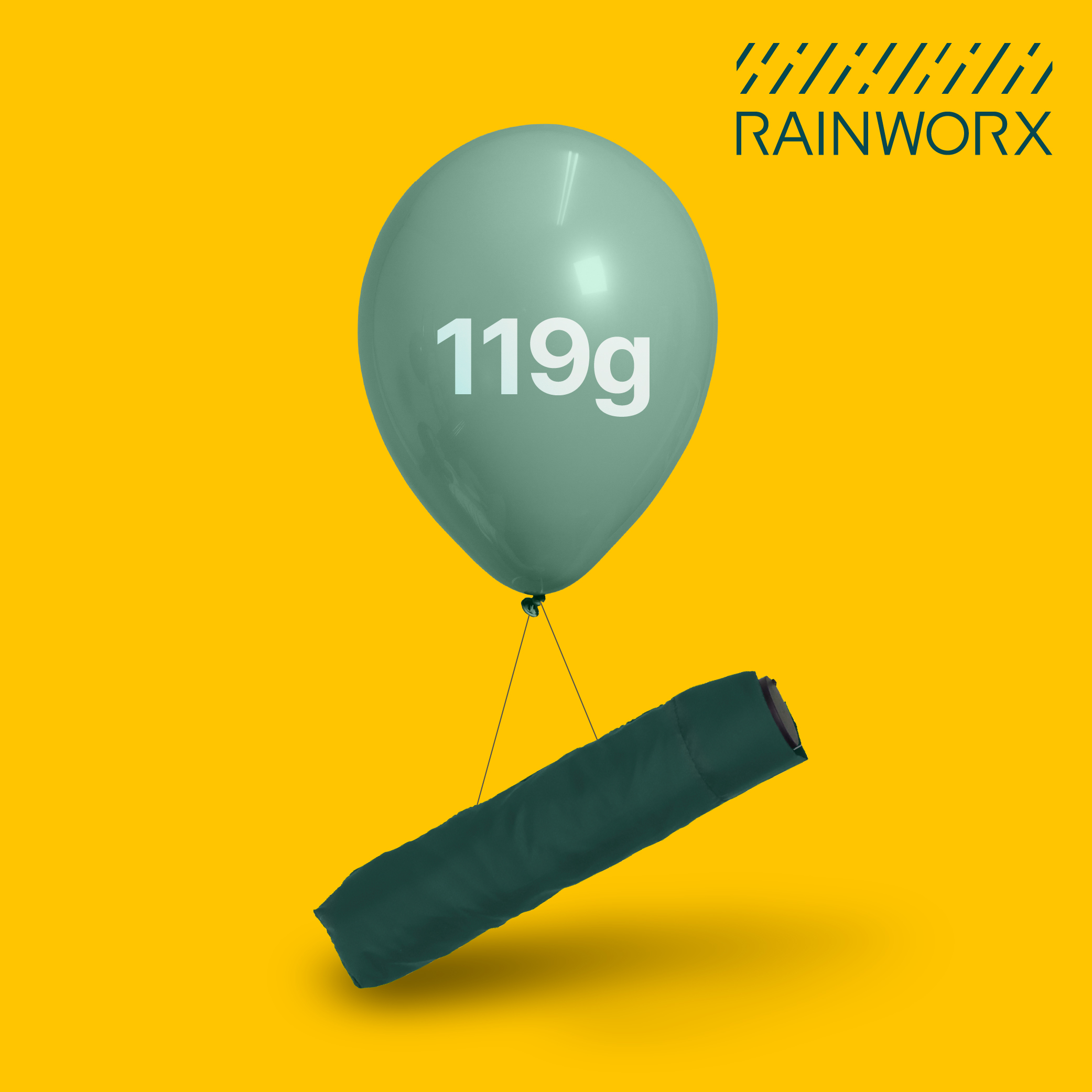 레인웍스 초경량 카본 3단 우산, 방풍, UV차단 UPF50, 프리미엄 방수원단 제품 이미지