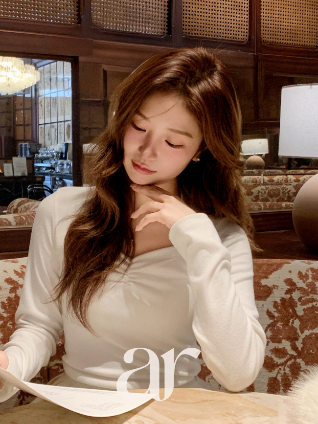 (바스트쉐입UP포근겉기모) 로쉘 볼레로 하트넥 셔링 긴팔 슬림 기모 티셔츠 ts4802 - 상세 이미지 2