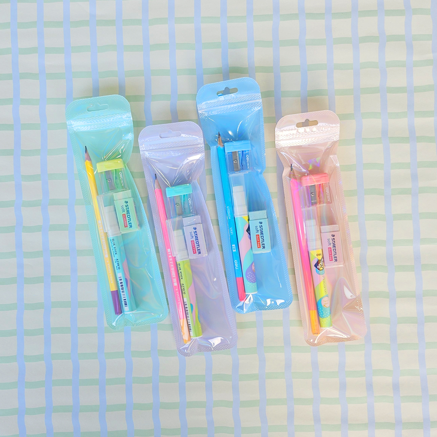 [포장] 알뜰 종합 학용 문구세트 패키지  구디백 졸업 입학 선물 신학기 - 상품 이미지