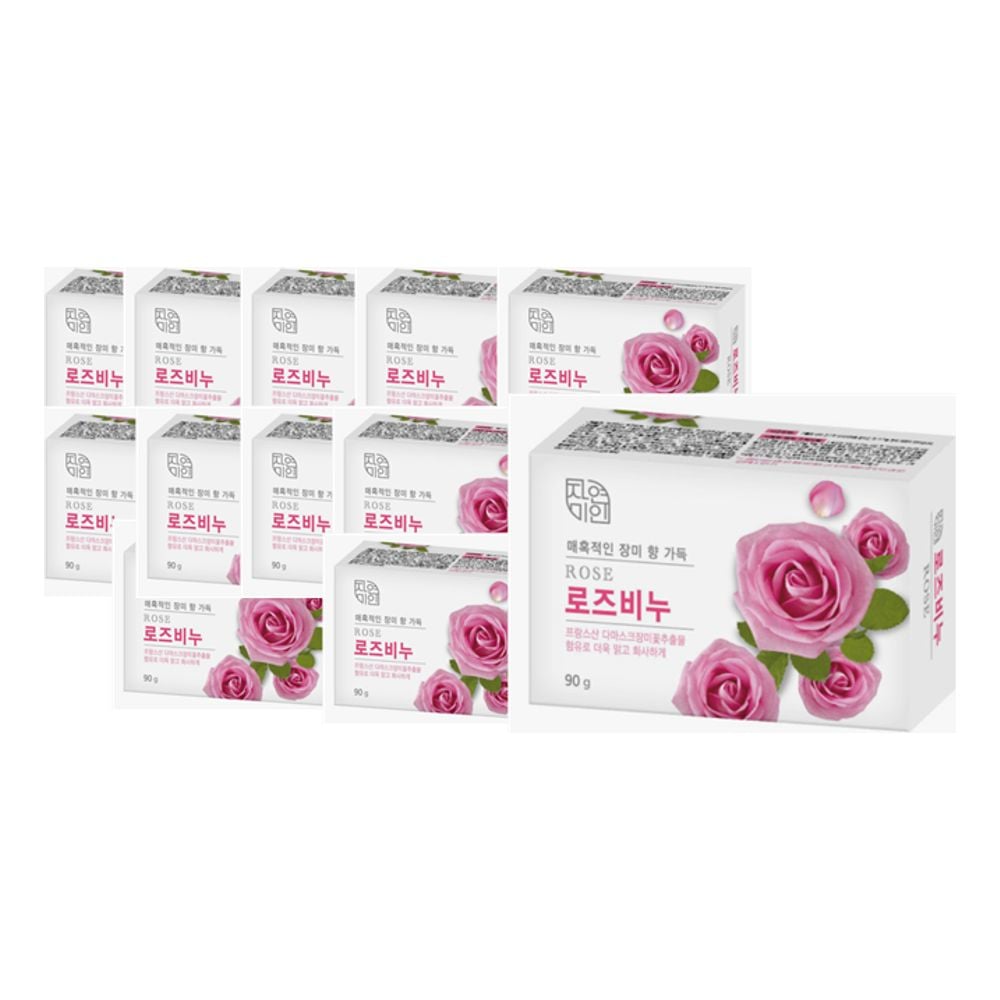 무궁화 자연미인 로즈비누 90g(4입) 6세트 - 상품 이미지