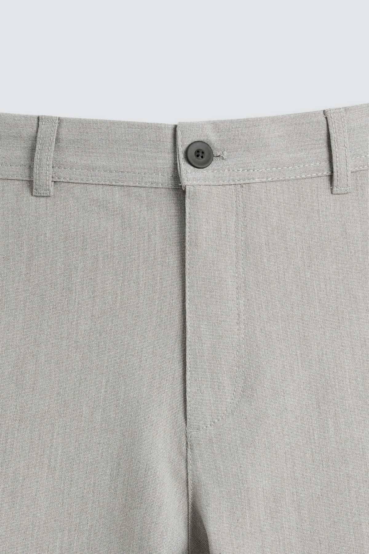 자라 슬림핏 테크니컬 컴포트 팬츠 0706/650 BEIGE MARL 이미지 8