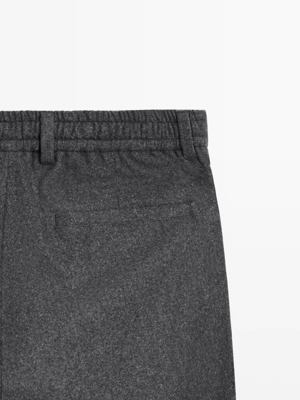 마시모두띠 테크니컬 울블렌드 플란넬 팬츠 2863/352 GREY 이미지 7