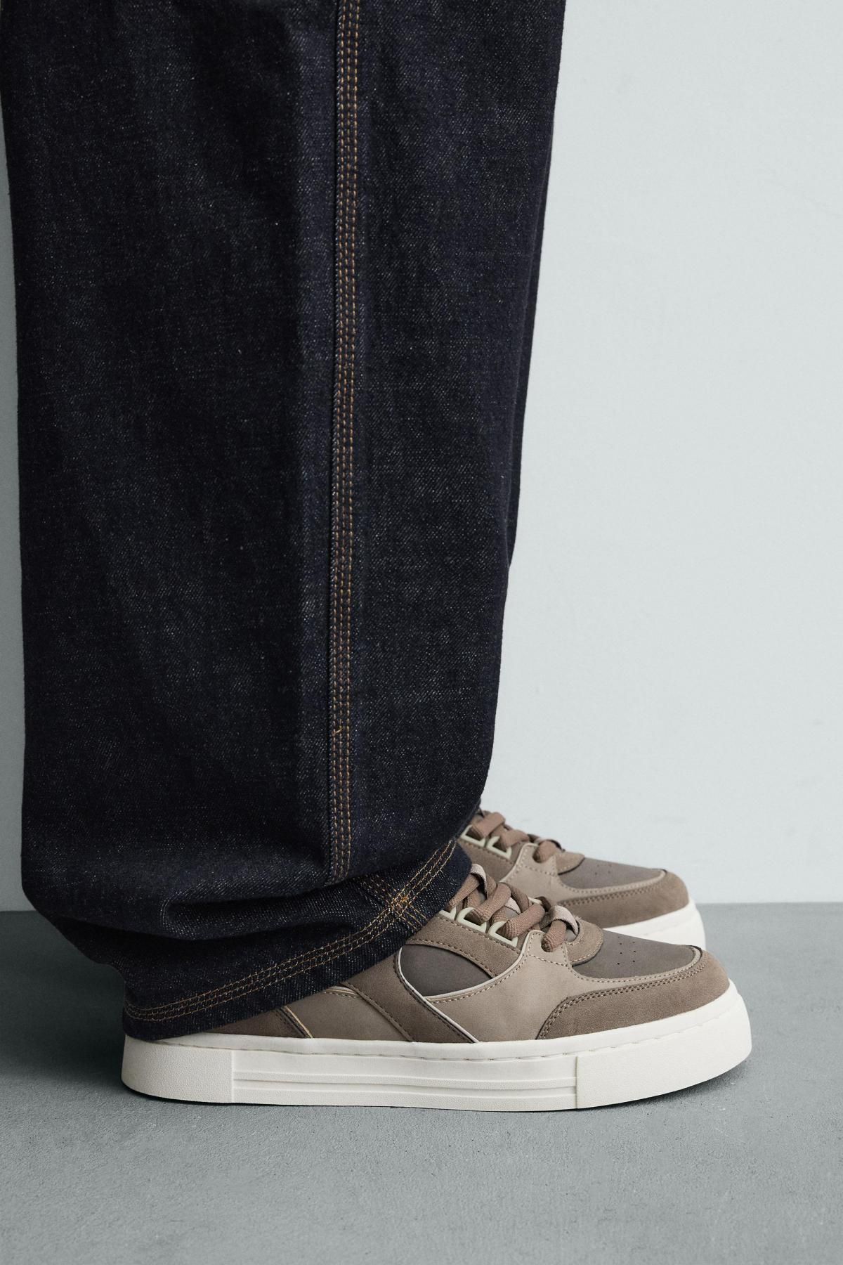 자라 레트로 청키 스니커즈 2259/720 TAUPE GREY - 상세 이미지 2