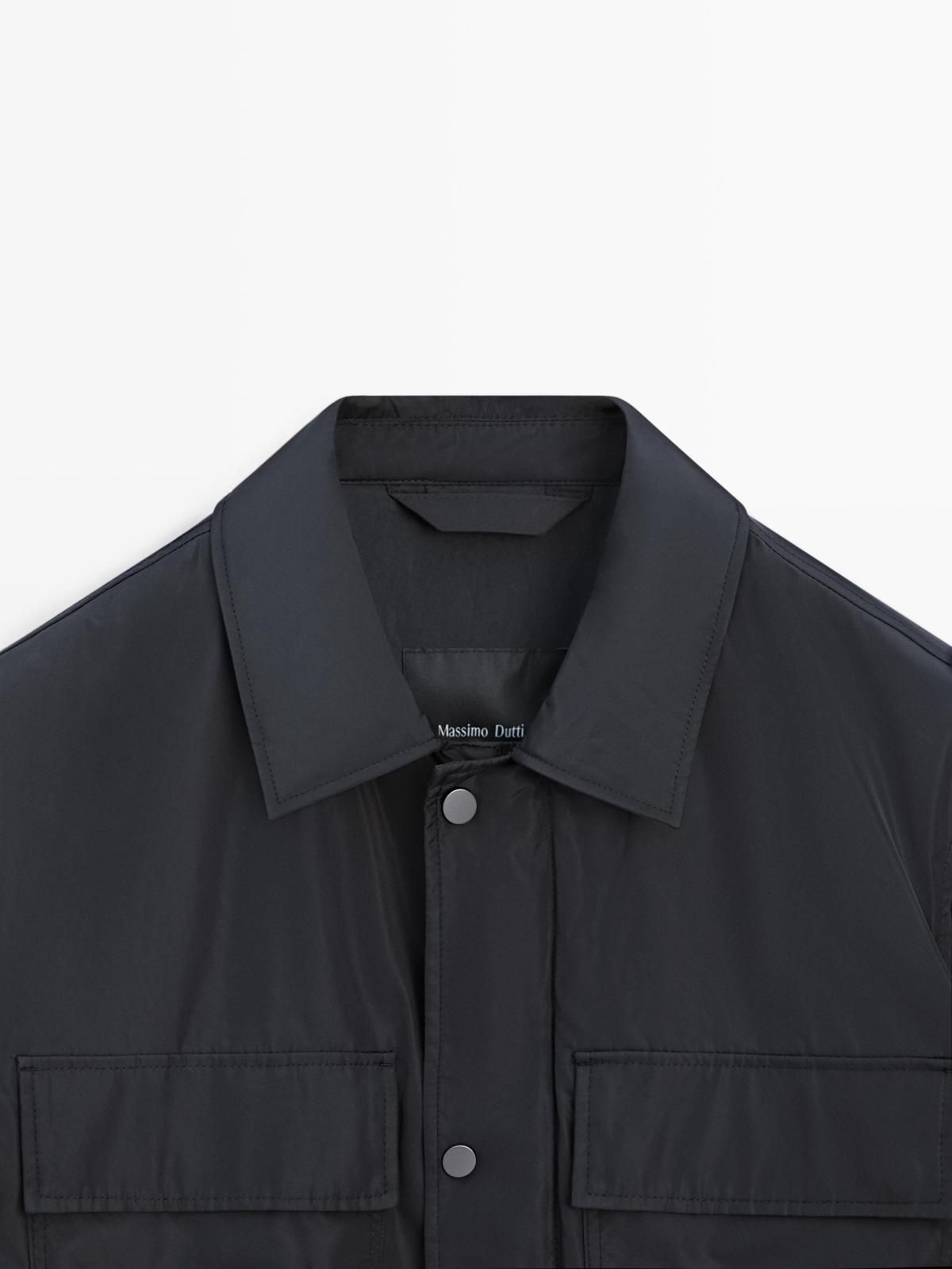 마시모두띠 테크니컬 방수 오버셔츠 포켓 3115/436 DARK NAVY 이미지 8