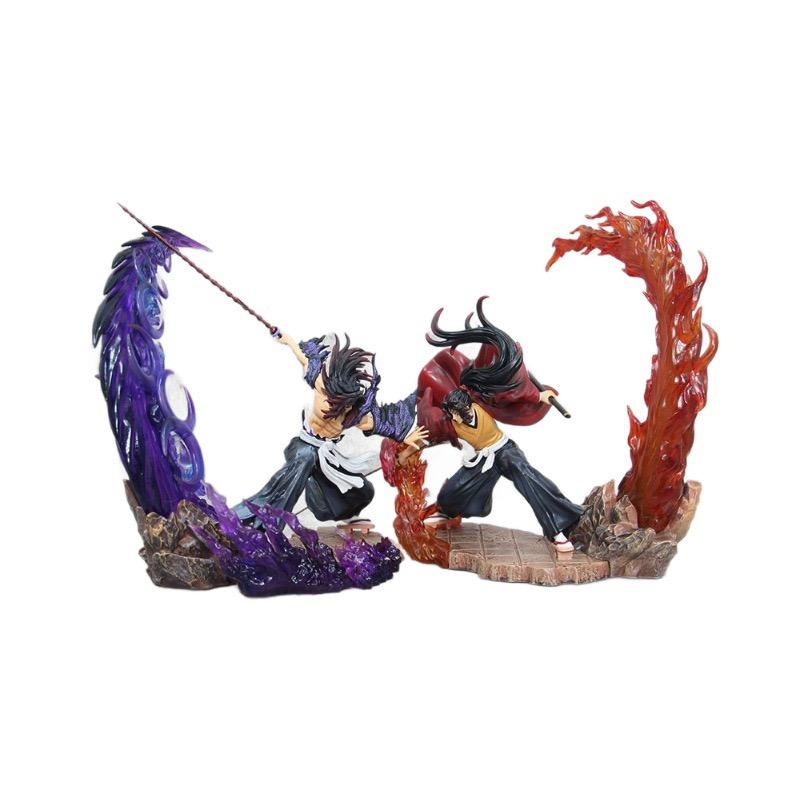 귀멸의칼날 블랙데드 굿즈 발광 장식 전투 블랙데드 23cm 조명 포함 - 상세 이미지 5