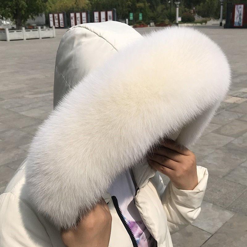 패딩 모자 털 다운 폭스퍼 겨울 70cm 교체 크림A 베이지카멜 70cm - 상세 이미지 3