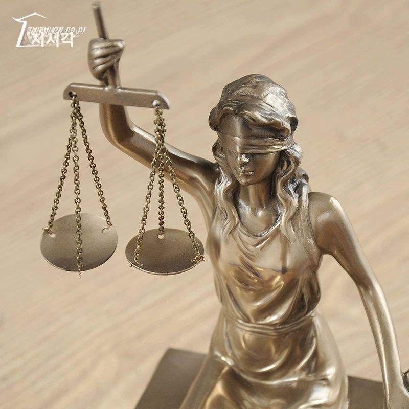 정의여신상 조각상 변호사 사무실 법무법인 인테리어 장식품 - 상세 이미지 5