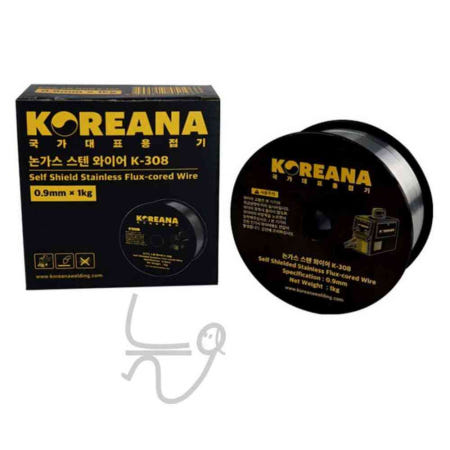 늘ways K 308 스텐용 논가스 와이어 0.9mm 1kg 스텐용접봉 스텐와이어
