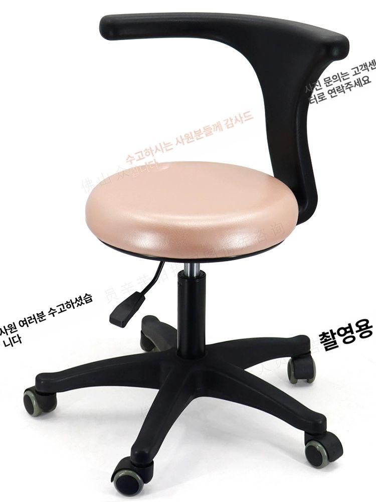 카운터 보조의자 바퀴 이동식 높이조절 미용실 사무실 작업의자 - 상세 이미지 4