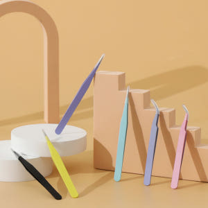 마카롱 다꾸정밀핀셋 스티커 집게 일자형 곡선형 다이어리 꾸미기 커브형 일... 실사용 후기 | 효과 있을까? - 상품 이미지 1