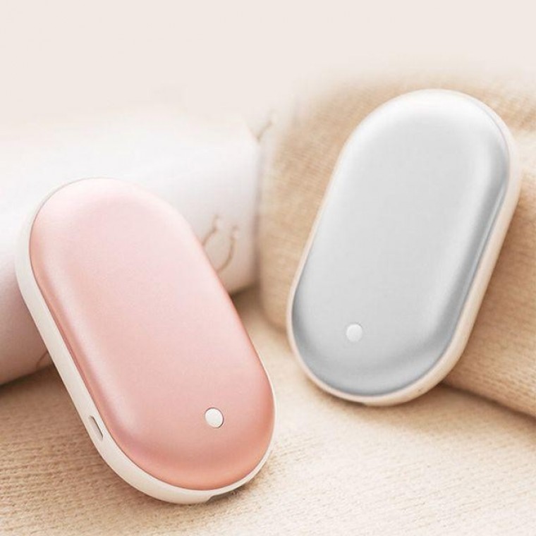양면 히팅 충전식 손난로 보조배터리 5000mAh - 상품 이미지